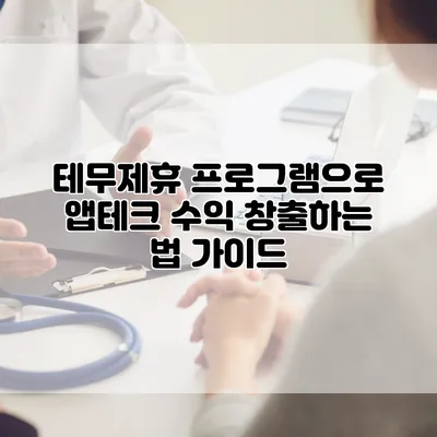 테무제휴 프로그램으로 앱테크 수익 창출하는 법 가이드